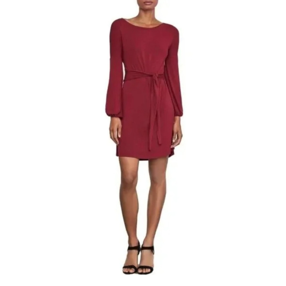 BCBGMaxAzria Tie front knit dress